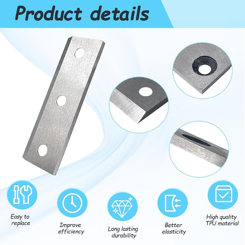 BUMLLASHOP 4-GUO054 Wood Chipper Blades 12-710-1054 Screws Compatible with Greatcircleusa, C30 Lite&3-in-1 Wood Chippers Shredders Most Brands - Image 3
